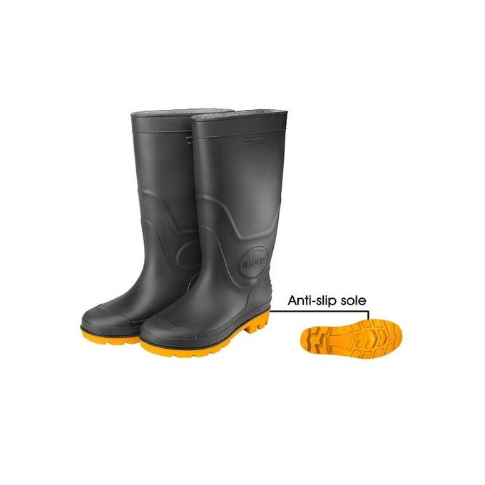 Ingco Botte Pvc Noire N°39-1