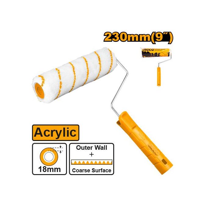Ingco BROSSE A CYLINDRE (PAROI EXTERIEURE) 230mm/9"     HRHT04092-1