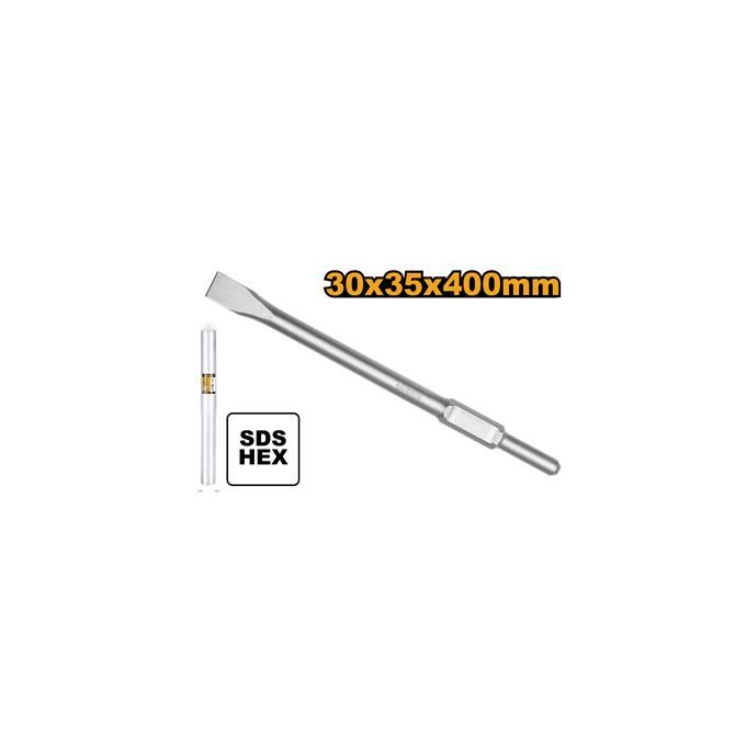 Ingco BURIN HEX PLAT 30*400*35MM DBC03440012-1