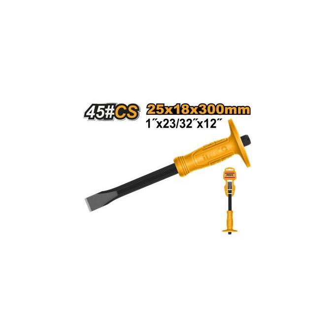 Ingco burin plat 300x24x18mm avec protection hccl082412-1