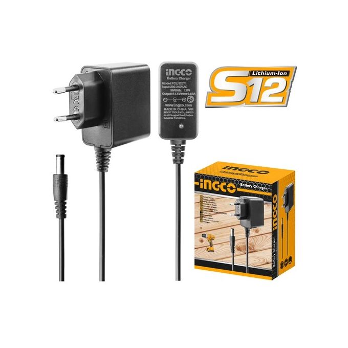 Ingco CHARGEUR DE BATTERIE 12V / 220V-240V       FCLI12071-1