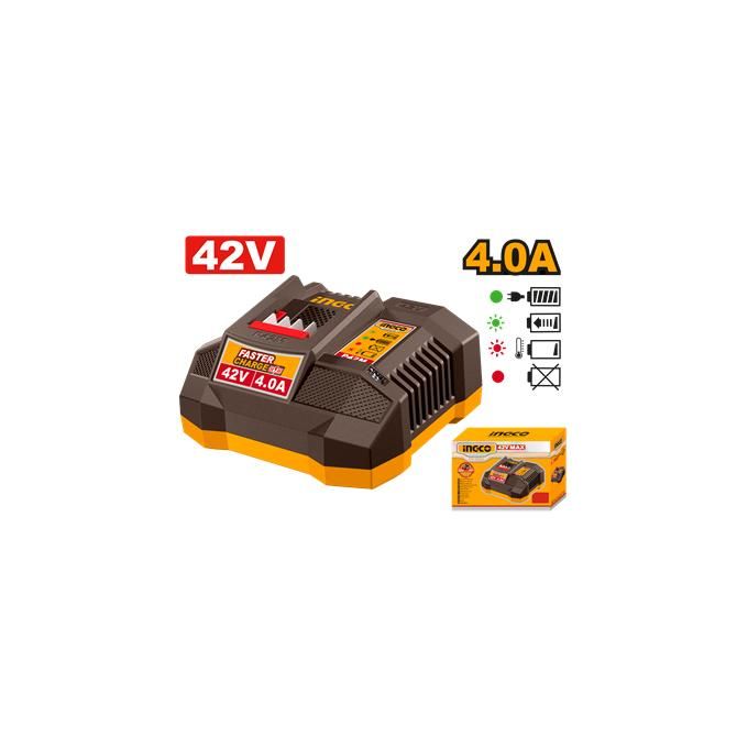 Ingco chargeur de batterie 42v-4a fcli42041-1