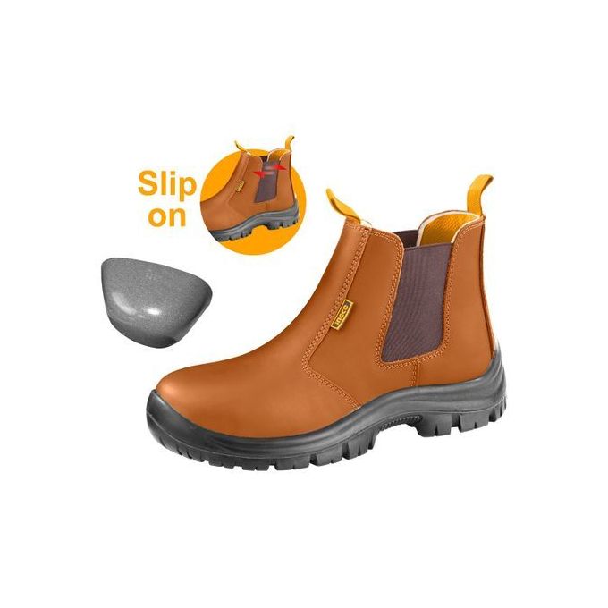 Ingco CHAUSSURE DE SECURITE A ENFILER AVEC EMBOUT EN ACIER TAILLE HAUTE N°43-1