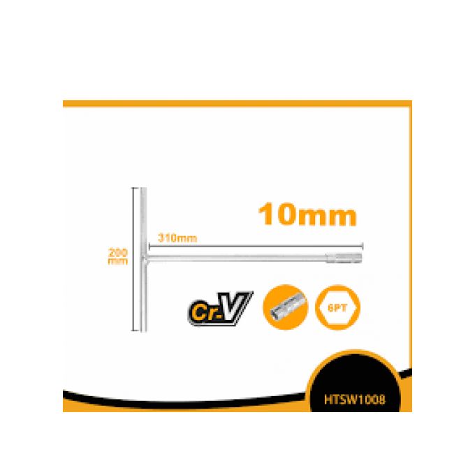 Ingco CLE A DOUILLE A POIGNEE EN T 10mm (200 X 310 Mm)-1