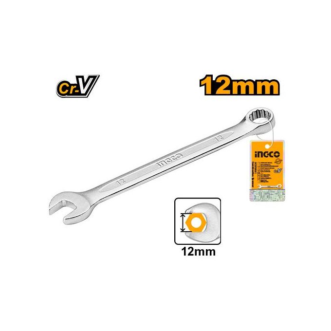 Ingco CLE MIXTE METRIQUE 12mm       HCSPA121-1