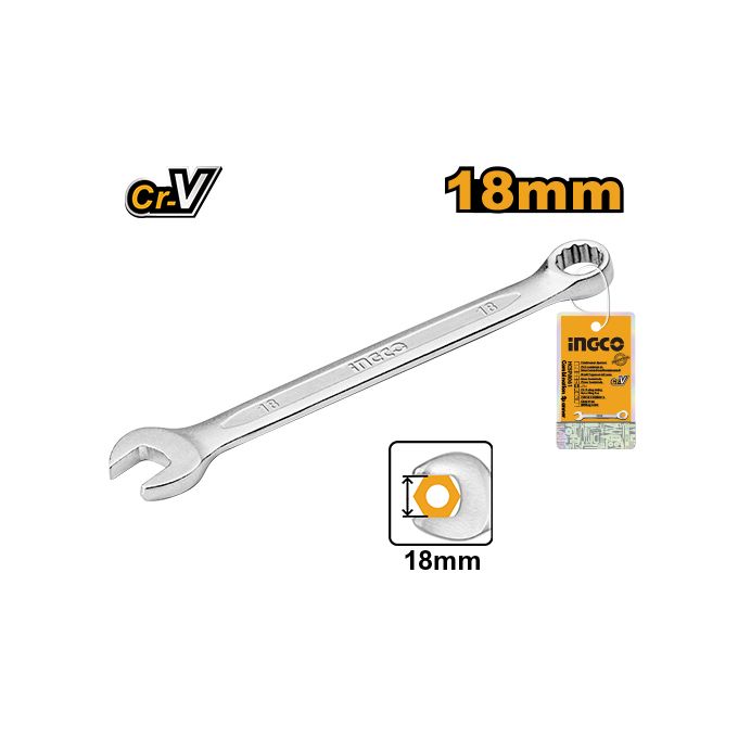 Ingco CLE MIXTE METRIQUE 18mm / HCSPA181-1