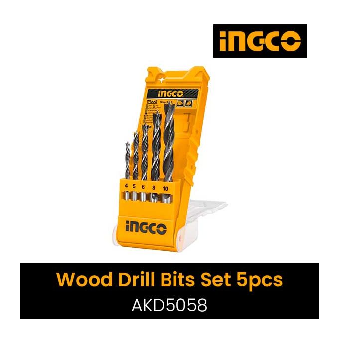 Ingco COFFRET DE FORETS A BOIS 5pcs-1