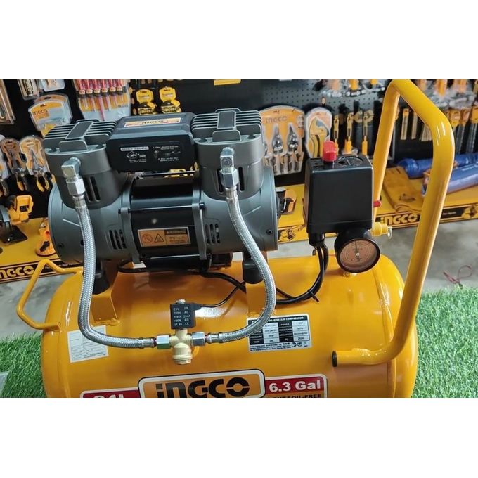 Ingco COMPRESSEUR A AIR 24L /1.1 KW(1,5HP) 220-240V~50Hz / ACS111242-2