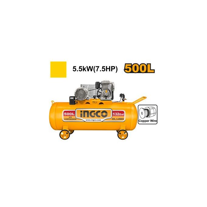 Ingco compresseur a air 500l/ 5.5kw-380v~50hz ac755001-1