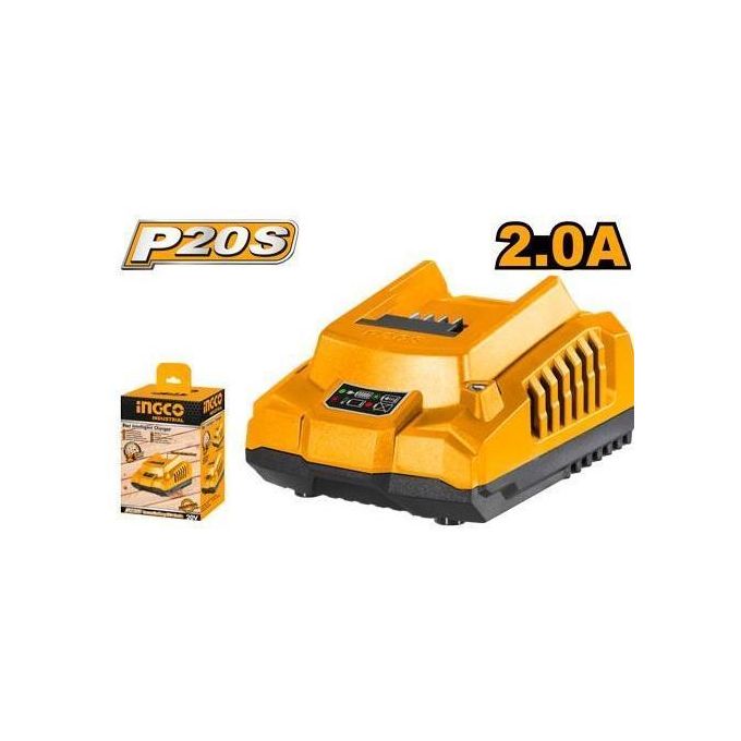 Ingco COMPRESSEUR A AIR SANS FIL 20V/160PSI+ACC + ajout de batterie 20v 2A + 1CHARGEUR CACLI2012-2