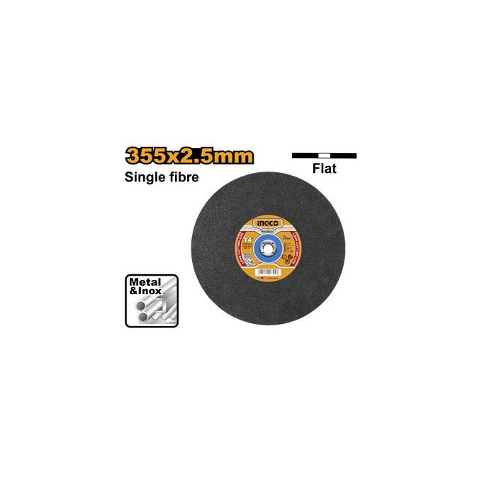 Ingco DISQUE A TRONÇONNER 355mm(14")X2.5mm(3/32")X25.4mm MCD253551-1