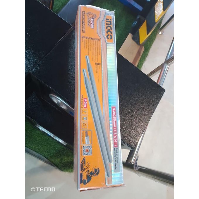 Ingco ELECTRODE DE SOUDAGE EN ACIER 2,5*350MM x 5 kilo  ERCVC2121-3