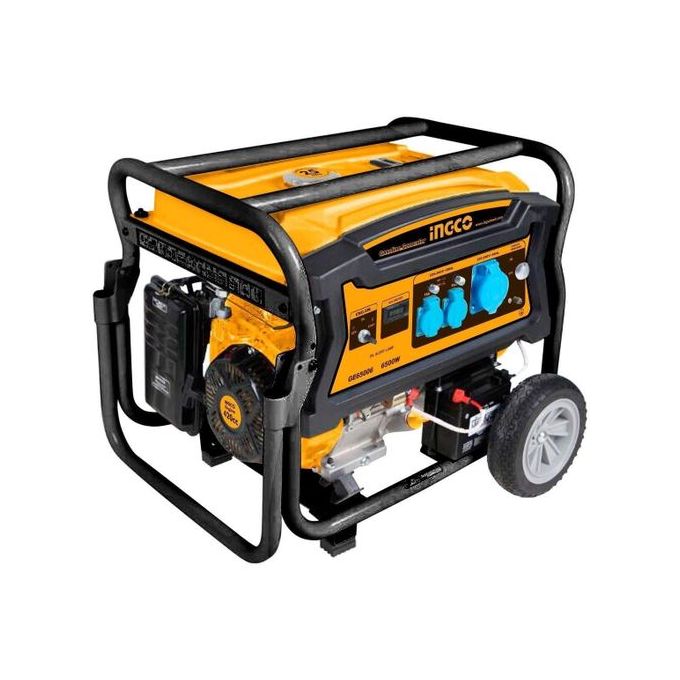 Ingco Groupe Electrogene Essence 6.5Kw 230V-50Hz Monophase    GE65006-1