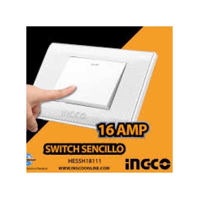 Ingco INTERRUPTEUR ELECTRIQUE 118*80mm 16A GROUPE 1-1
