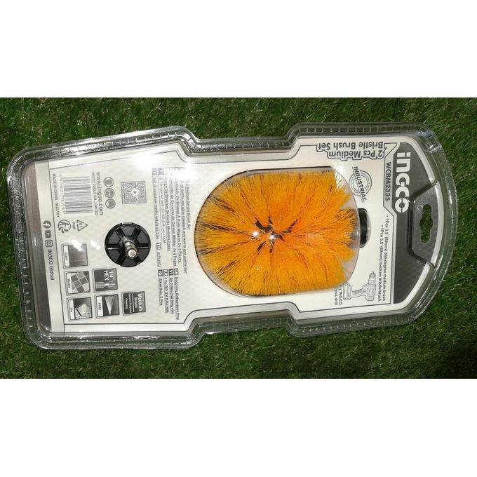 Ingco JEU DE BROSSE A POILS MOYENS-2