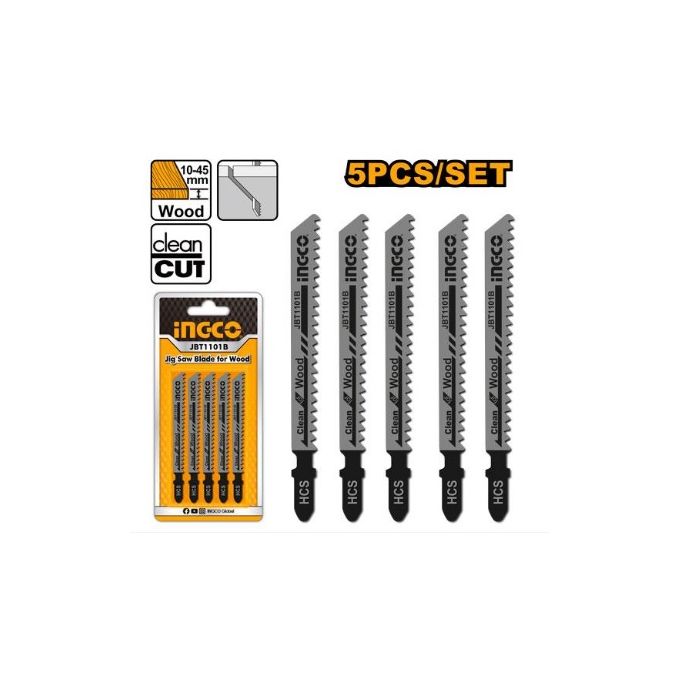 Ingco lame de scie sauteuse pour bois 75mm jbt1101b-1