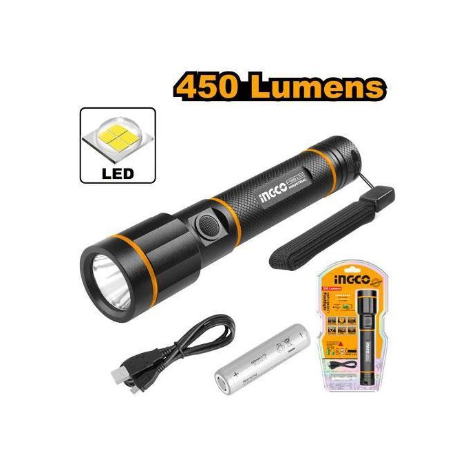 Ingco LAMPE DE POCHE /2000MAH /4 Heures     HCFL1865051-1