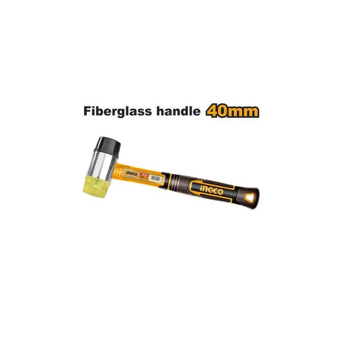 Ingco MAILLET EN CAOUTCHOUC ET PLASTIQUE 40M HRUH8940-1