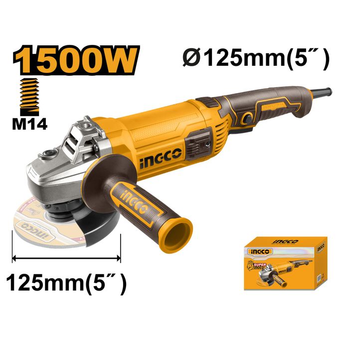 Ingco MEULEUSE ANGULAIRE 1500W(viens sans disque)     AG150028-1
