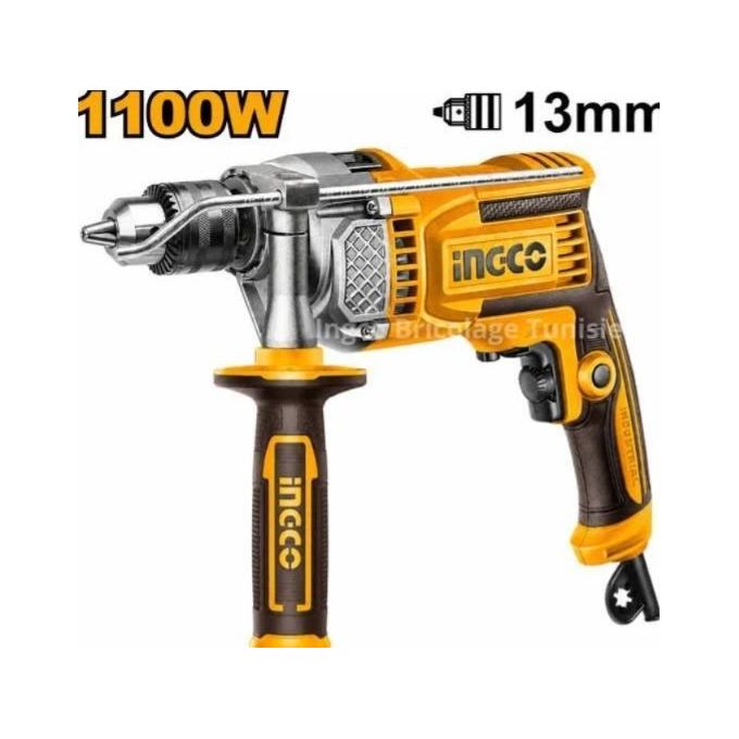 Ingco perceuse a percussion 1100W 13 mm ID110028-1