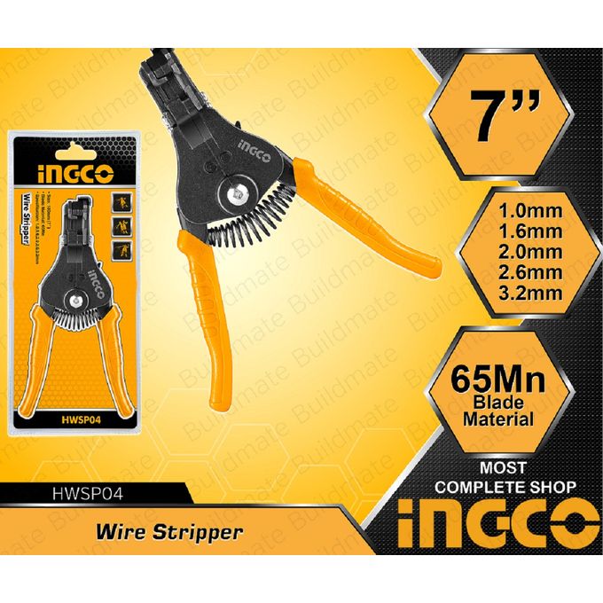 Ingco PINCE A DÉNUDER 7" 180mm-1