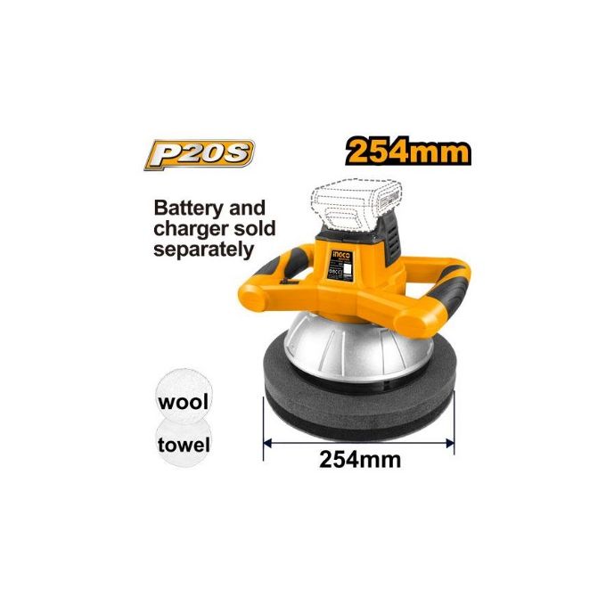 Ingco Polisseuse Lithium-ion 20V-- 254mm COPLI2001-1