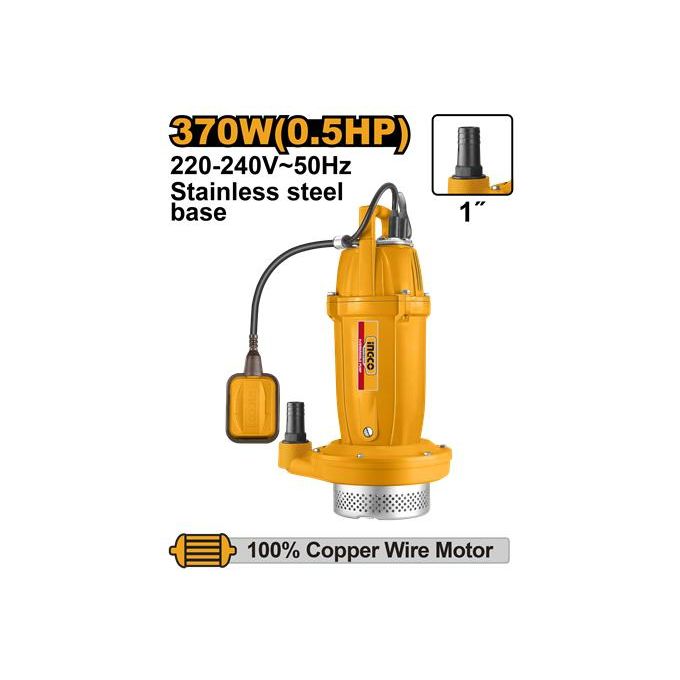 Ingco POMPE A EAU SUBMERSIBLE 370W(0.5HP) SPC37068-1