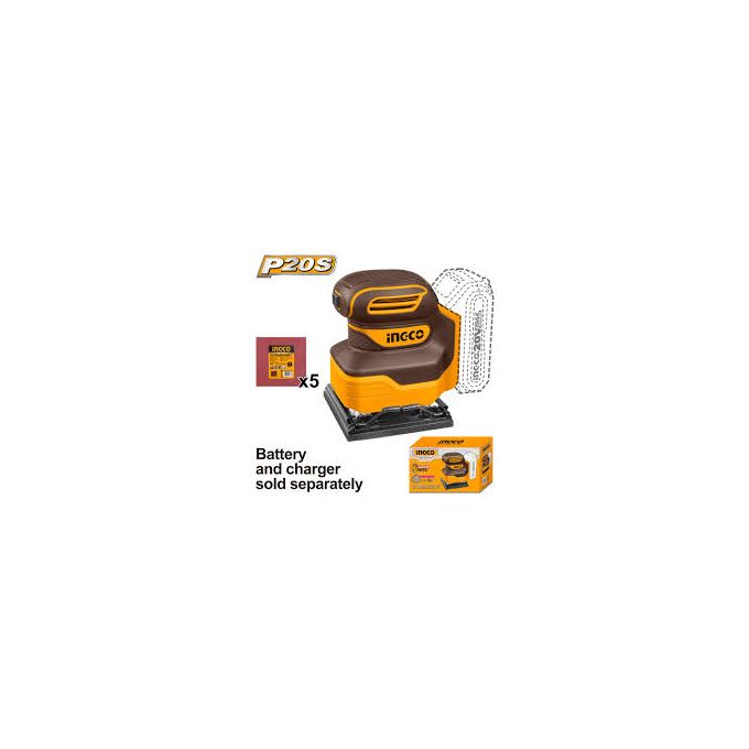 Ingco PONCEUSE A PAPIER 20V  + Batterie 20v Fbli20011 + CHARG +5PAPIER     CSHSLI2014-1