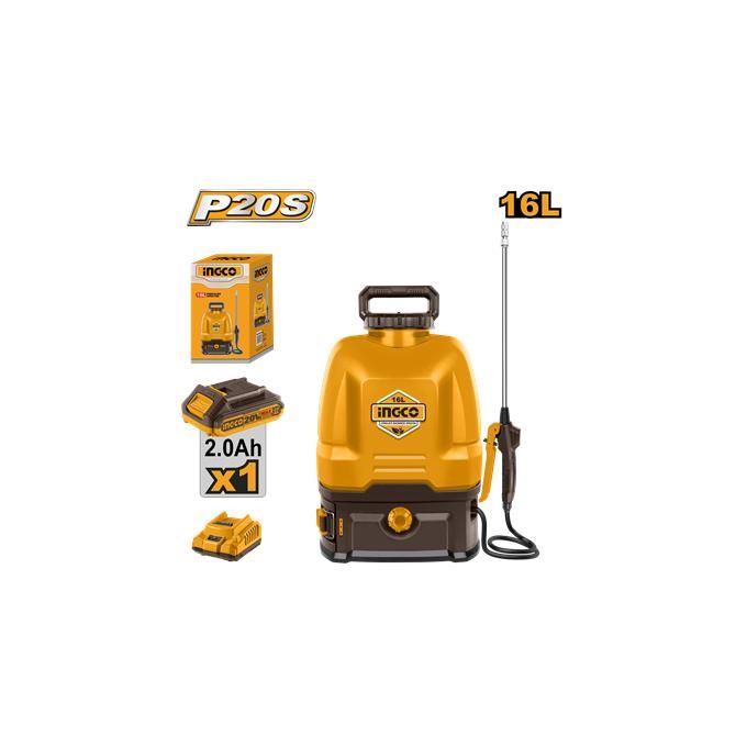 Ingco pulverisateur sans fil 16l +1batt+1charg cspli20162-1