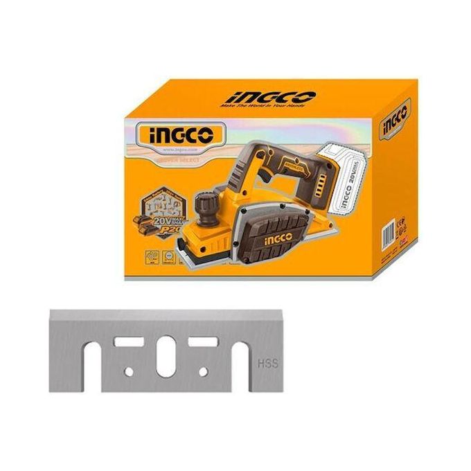Ingco RABOTEUSE A BATTERIE 20V 14000 RPM + Ajout de batterie 4A + 1 chargeur  CRLI20401-2