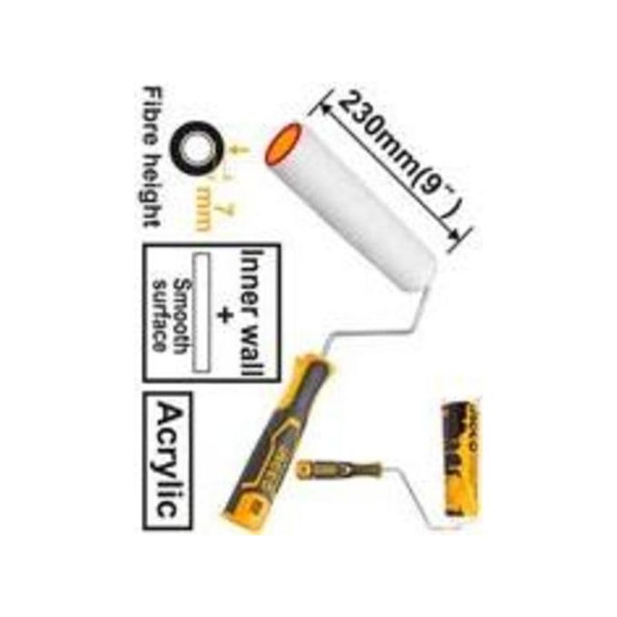 Ingco Rouleau De Peinture Acrylique 230Mm (9") 7Mm   HRHT052301-1