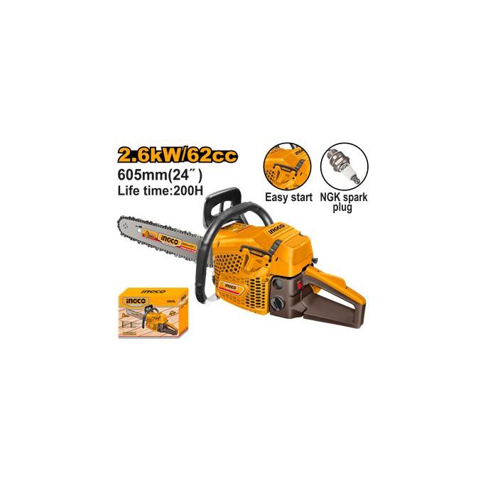 Ingco TRONÇONNEUSE A ESSENCE 2.4Kw 62cc 24" GCS5622611-1