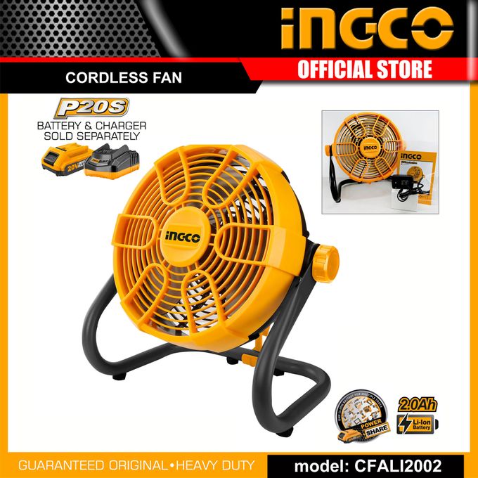 Ingco VENTILATEUR A BATTERIE 20V  CFALI2002-1