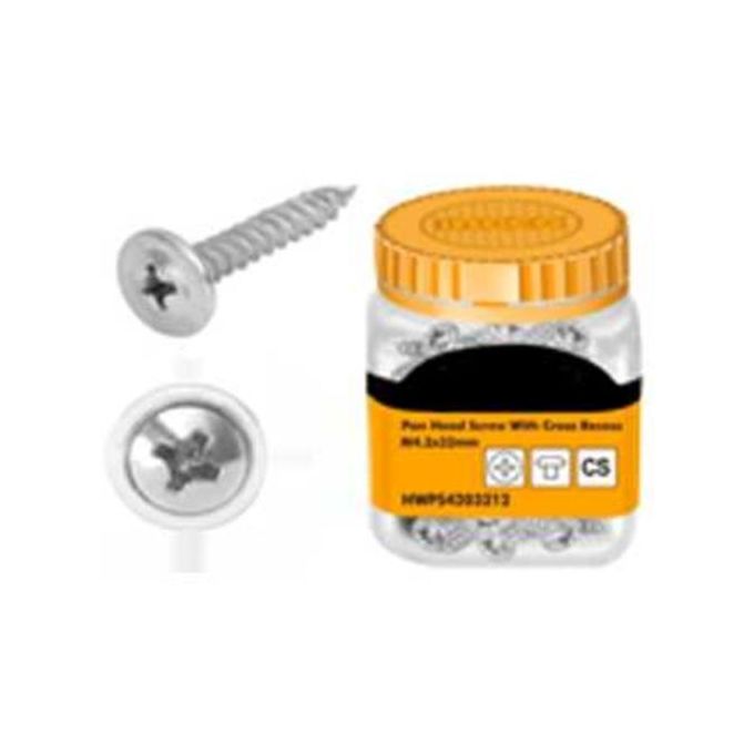 Ingco Vis A Metaux Autoperceuse 4.2X25Mm/150Pcs Tete Fraisee Empriente Phillips  HWPS4202521-1