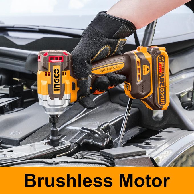 Ingco VISSEUSE & BOULONNEUSE A CHOC 285NM LI-ION 20V+2 CIRLI2028-2