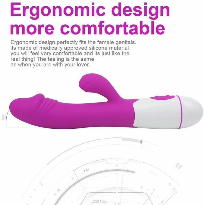 Jiu Ai Vibromasseur G-Spot Pour Femmes, Stimulateur De Point G En Silicone Jouet Sexuel Rechargeable Et Étanche-3