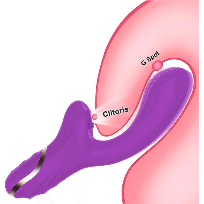 Jiu Ai Vibromasseur Lapin Électrique En Silicone Souple, Gode - G Spot- Vibrateurs Sex Toy, Jouet Sexuel Waterproof-1