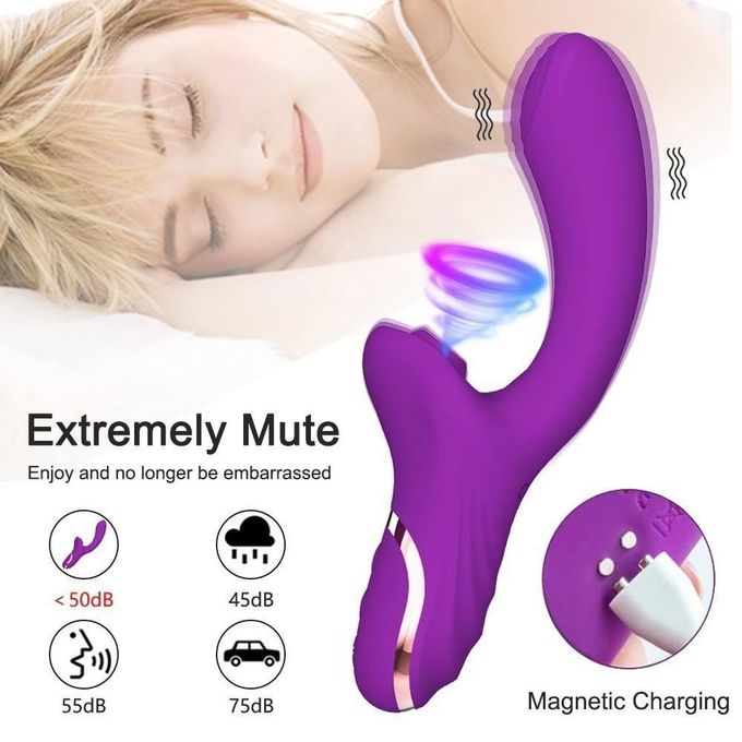 Jiu Ai Vibromasseur Lapin Électrique En Silicone Souple, Gode - G Spot- Vibrateurs Sex Toy, Jouet Sexuel Waterproof-8