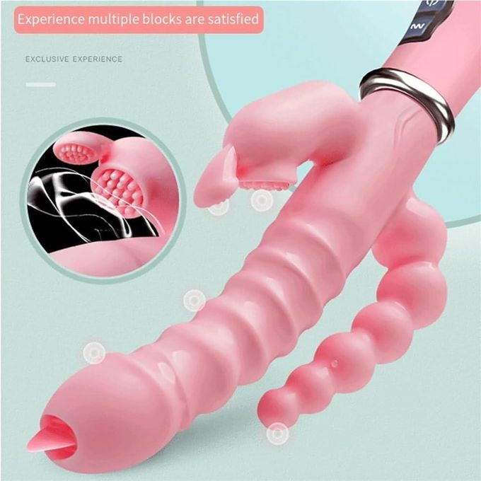Jiu Ai vibromasseur Pour Femmes, Double Langue, Gode, Jouet Sexuel Pour Femmes-2