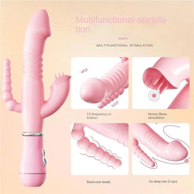 Jiu Ai vibromasseur Pour Femmes, Double Langue, Gode, Jouet Sexuel Pour Femmes-3