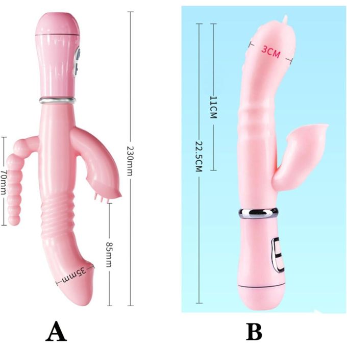 Jiu Ai vibromasseur Pour Femmes, Double Langue, Gode, Jouet Sexuel Pour Femmes-4