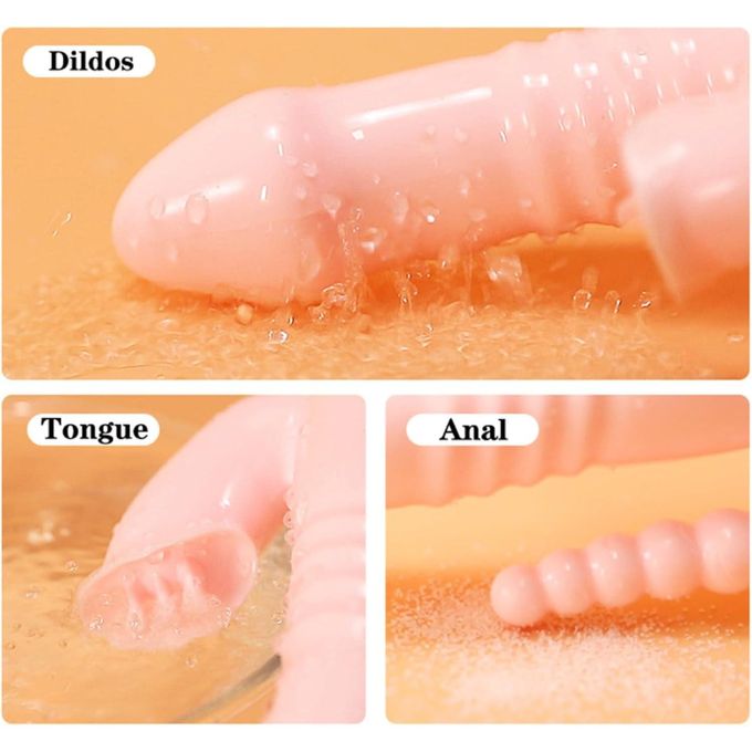 Jiu Ai vibromasseur Pour Femmes, Double Langue, Gode, Jouet Sexuel Pour Femmes-7