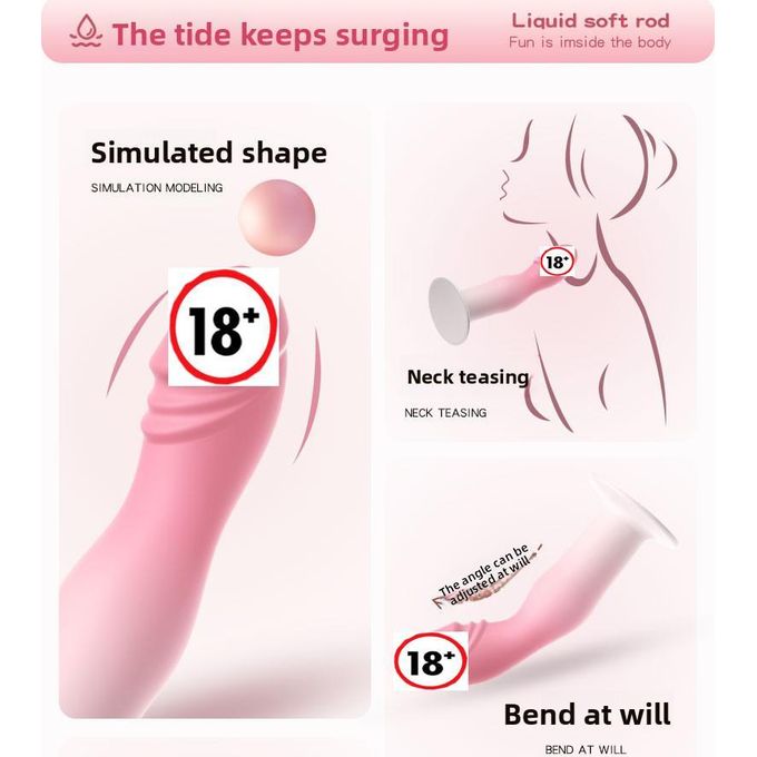 Jouet Sexuel pour Femmes, Pénis Simulé, Mastur-bation Féminine, Godemichet en Silicone de Qualité Bébé, Rose-4