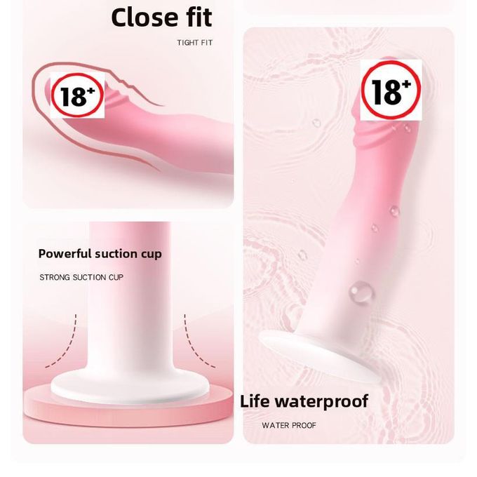 Jouet Sexuel pour Femmes, Pénis Simulé, Mastur-bation Féminine, Godemichet en Silicone de Qualité Bébé, Rose-6