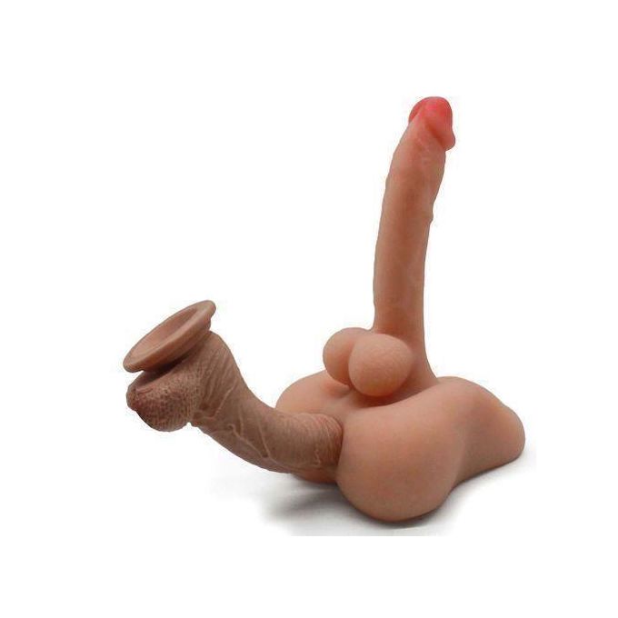 Khufuzi Godemiché liquide réaliste 3D avec base, tunnel anal, masturbateur, poupée sexuelle pour adultes, grands sextoys pour hommes et femmes-6