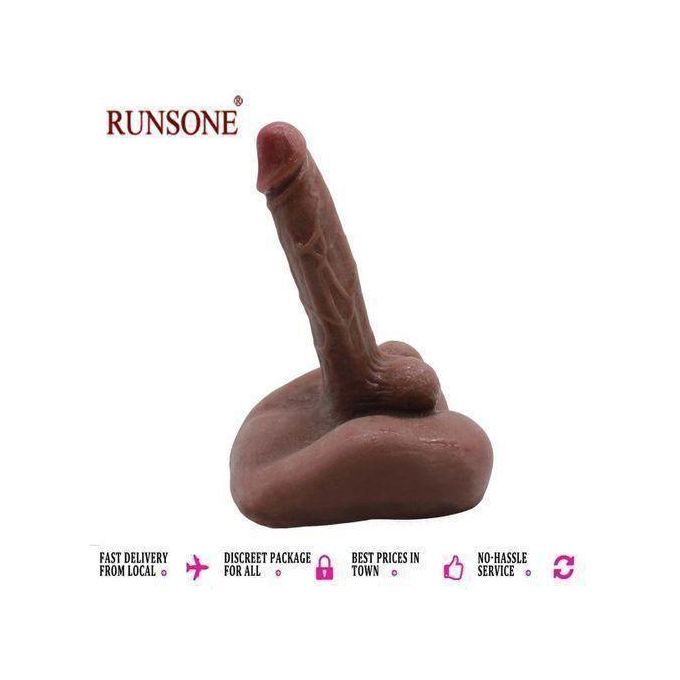 Khufuzi Godemiché liquide réaliste 3D avec base, tunnel anal, masturbateur, poupée sexuelle pour adultes, grands sextoys pour hommes et femmes-7