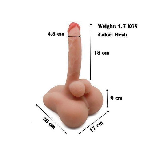 Khufuzi Godemiché liquide réaliste 3D avec base, tunnel anal, masturbateur, poupée sexuelle pour adultes, grands sextoys pour hommes et femmes-8