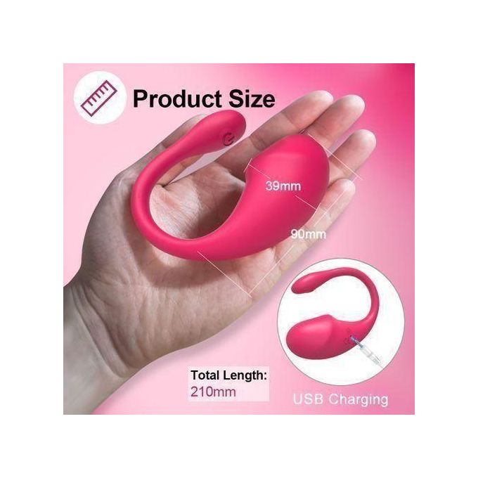 Khufuzi Vibromasseur sans fil portable, application de base, télécommande longue portée intelligente, gode pour adultes, boule de Kegels, jouet sexuel pour femmes-3