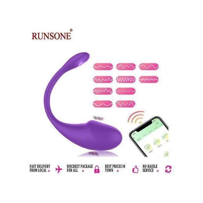 Khufuzi Vibromasseur sans fil portable, application de base, télécommande longue portée intelligente, gode pour adultes, boule de Kegels, jouet sexuel pour femmes-8
