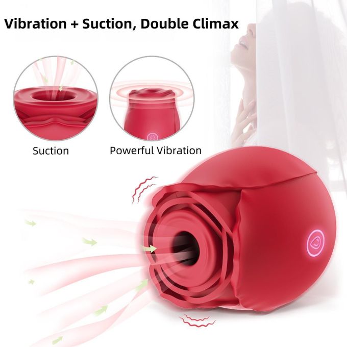Kipawa Vibrateurs à succion pour femmes Massage du point G Jouets sexuels Jeu pour adultes-3